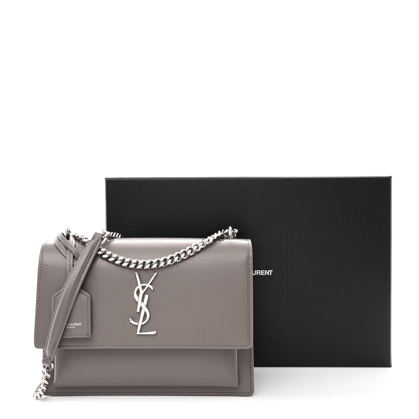 Calfskin Medium Monogram Sunset Fog