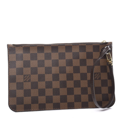 Louis Vuitton Damier Ebene Neverfull MM GM Pochette 2 of 8