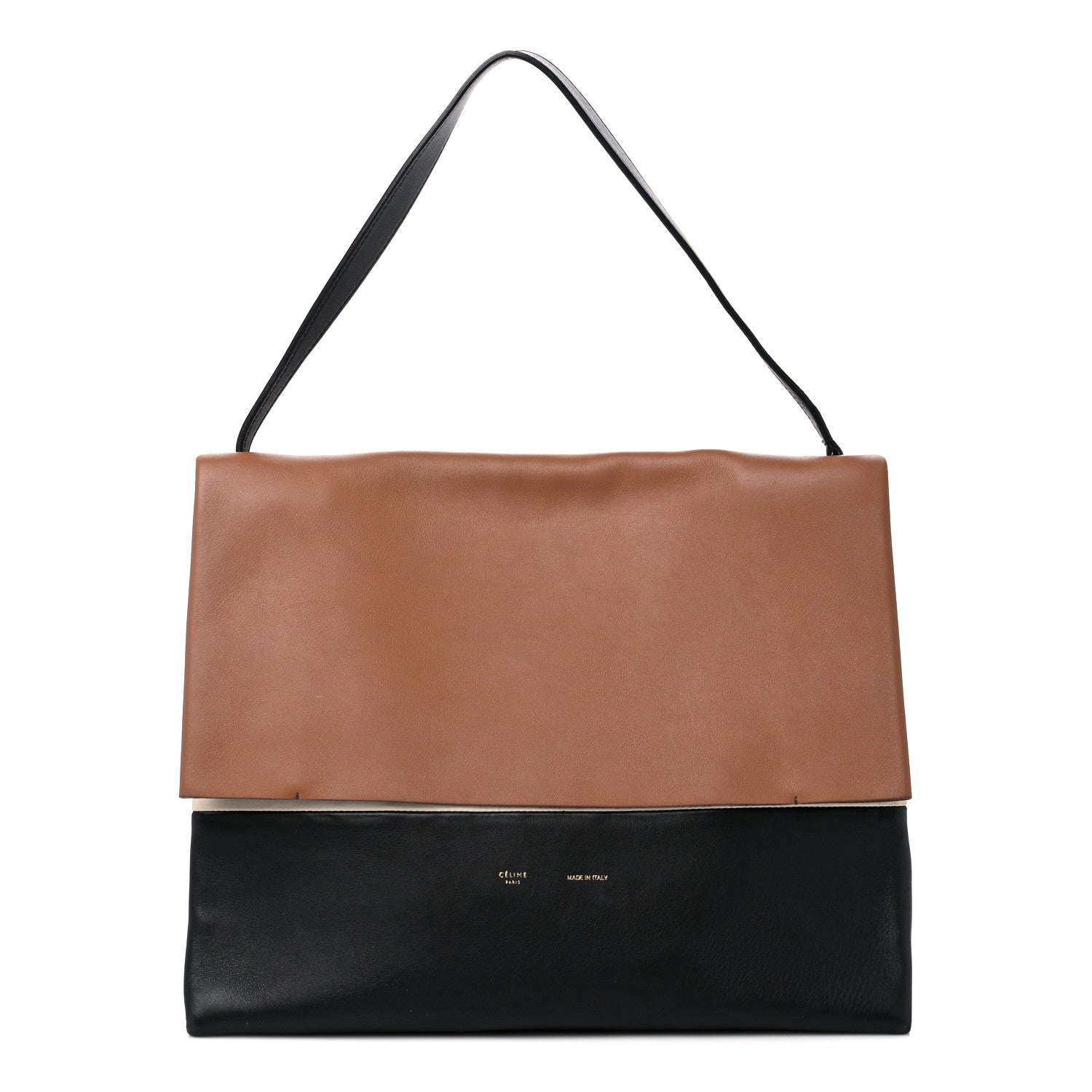 Celine Calfskin All Soft Shoulder Bag Tan 1 of 10