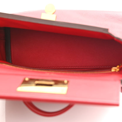 Hermes Evercolor Swift 24/24 21 Rouge Piment 5 of 13