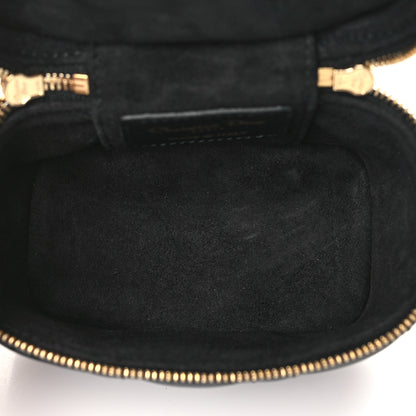 Christian Dior Lambskin Cannage Micro Lady Dior Vanity Case Black 5 of 9