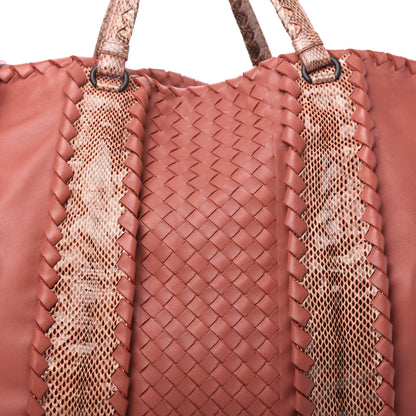 Bottega Veneta Nappa Intrecciato Ayers Convertible Tote Pompei 10 of 10