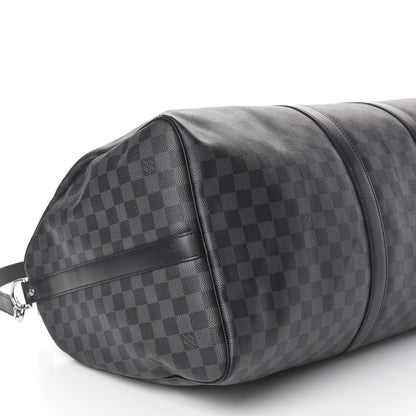 Louis Vuitton Damier Graphite Keepall Bandouliere 55 8 of 12