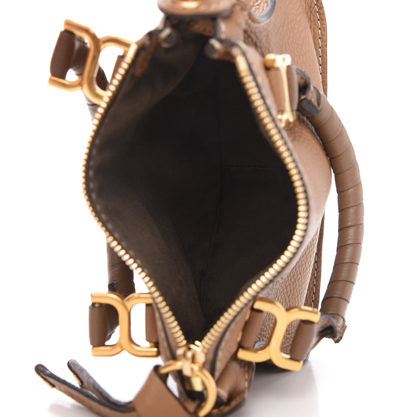 Calfskin Mini Marcie Satchel Nut