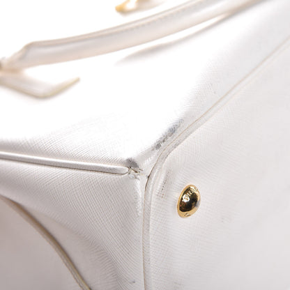 Prada Saffiano Lux Medium Tote Talco 22 of 29