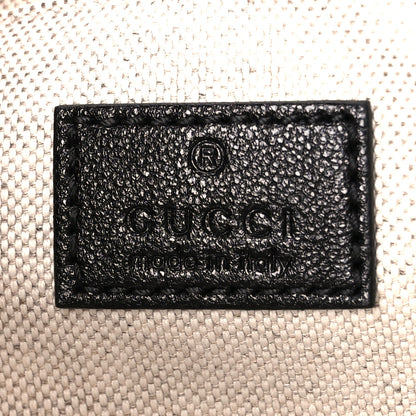 Gucci Sakai Be Green Calfskin Diagonal Stitched Small Blondie Shoulder Bag Black 6 of 11