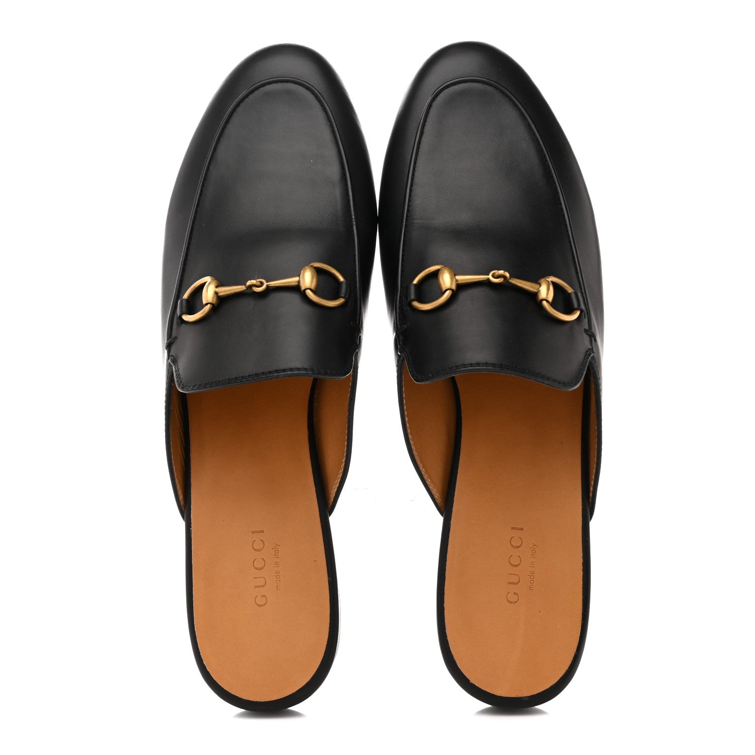 Gucci Calfskin Womens Princetown Slippers 40 Black 2 of 10