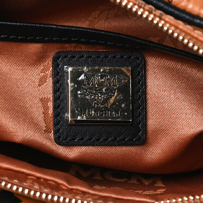 MCM Visetos Mini Camera Crossbody Bag Cognac 6 of 12