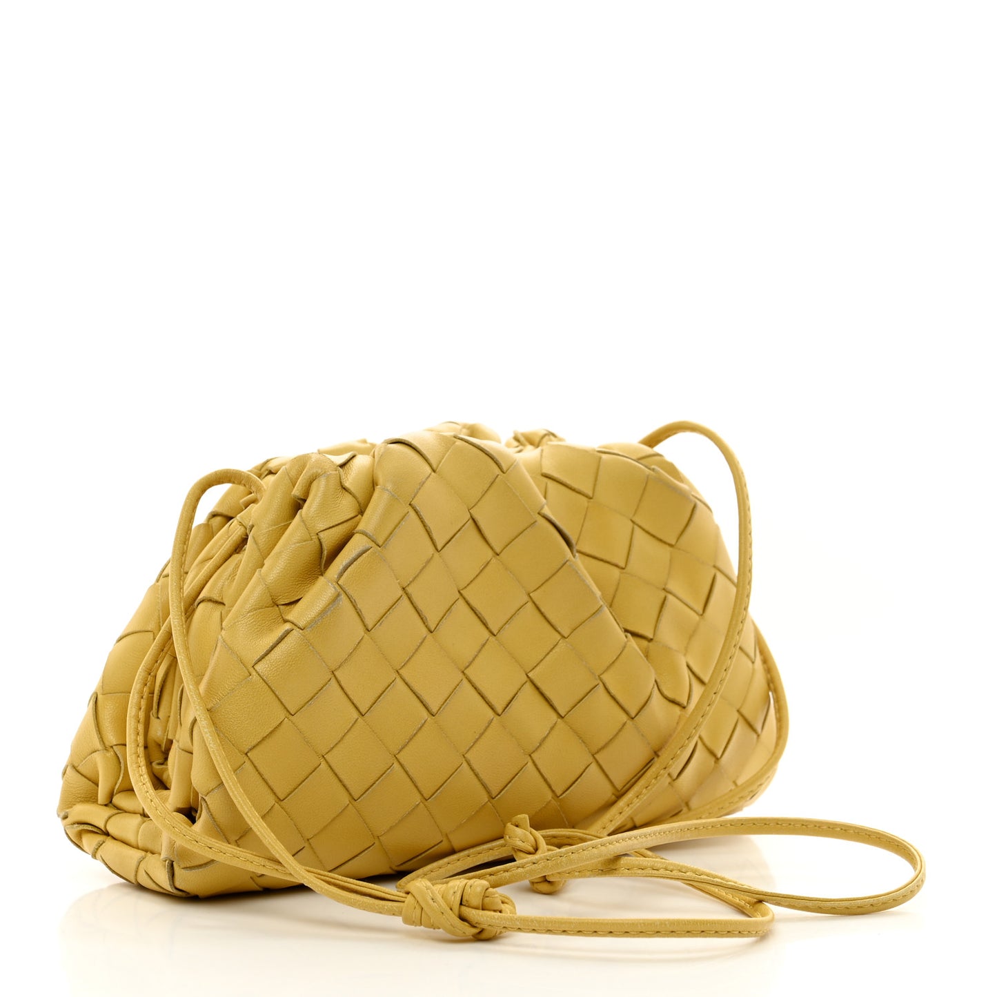 Nappa Intrecciato The Mini Pouch Buttercup
