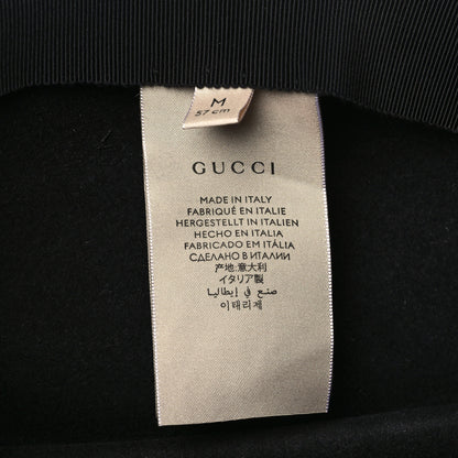 Gucci Felt Wide Brim Hat M Black 7 of 9