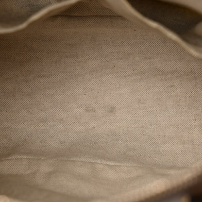 Gucci GG Supreme Monogram Margaux Calfskin Small Nice Top Handle Dome Bag Beige Ebony Acero 11 of 23