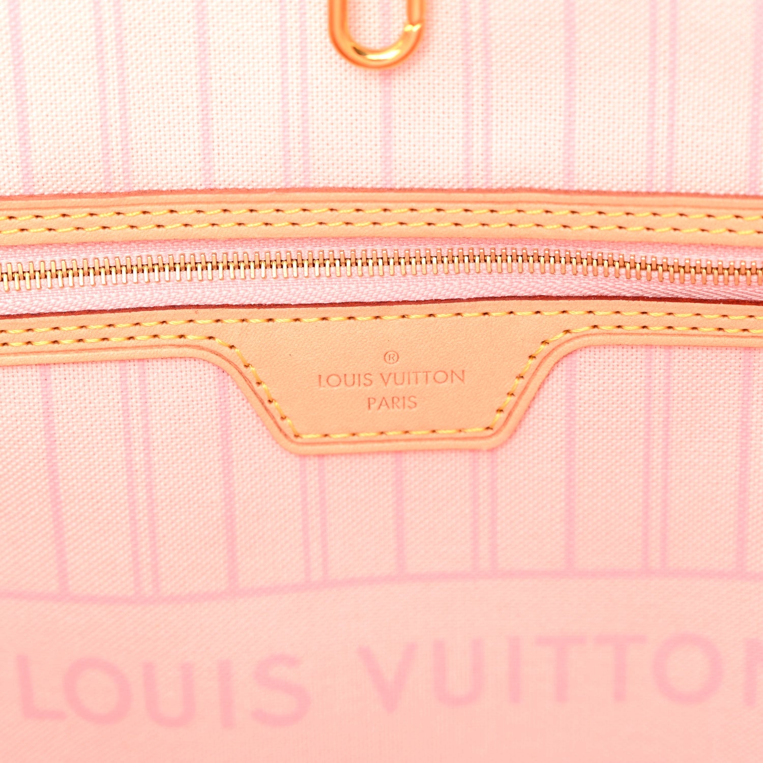 Louis Vuitton Damier Azur Neo Neverfull MM Rose Ballerine 7 of 10