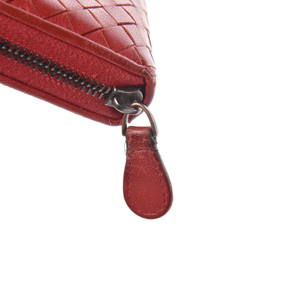 Bottega Veneta Nappa Intrecciato Zip Around Wallet 14 of 16