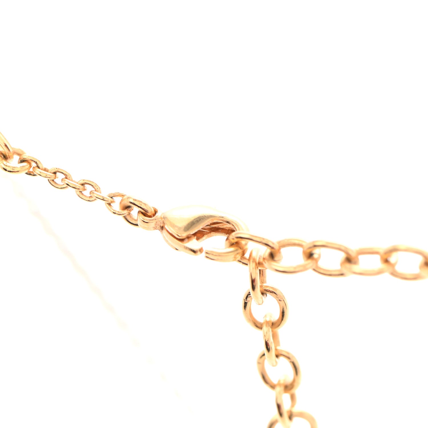 Louis Vuitton Essential V Necklace Gold 4 of 6