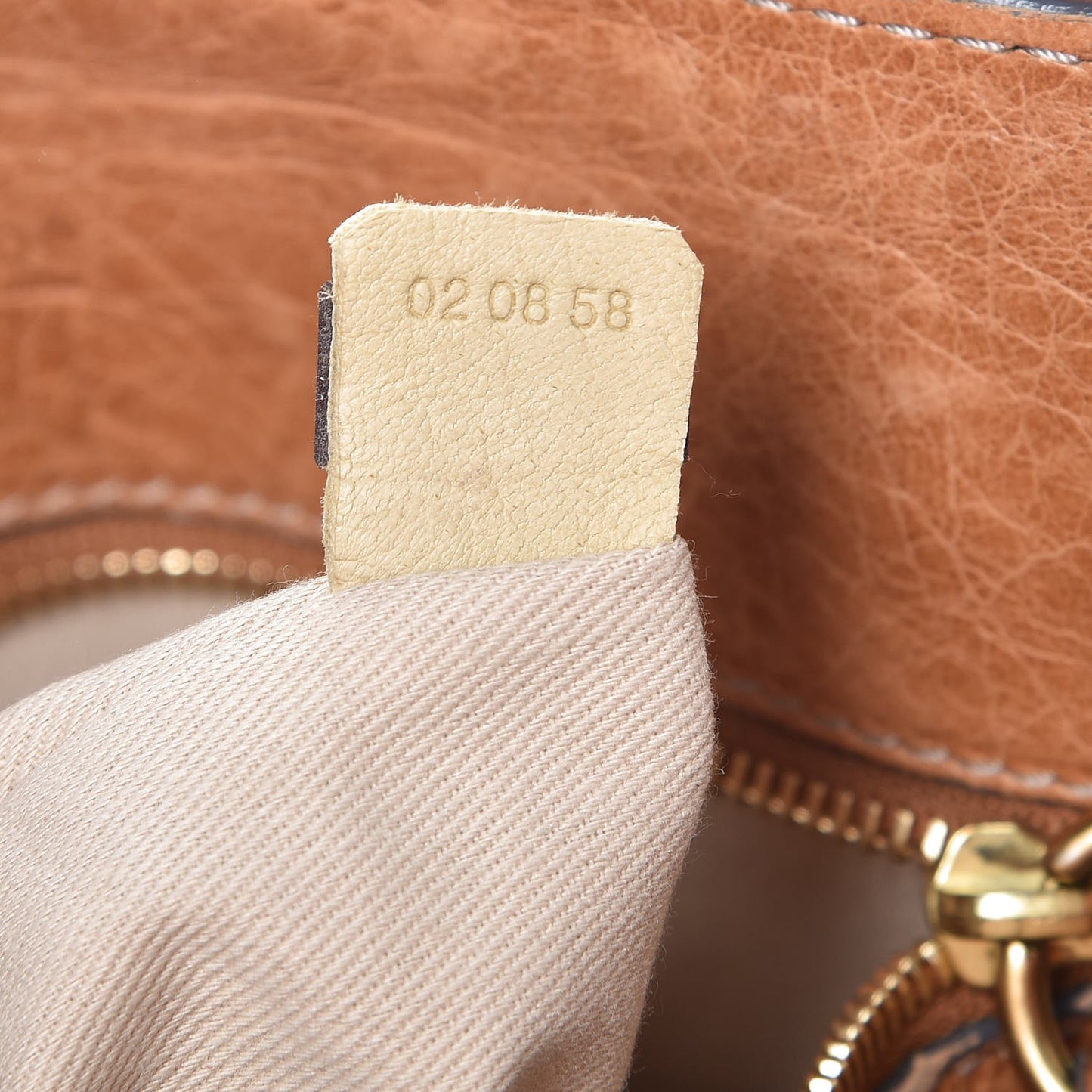 Lambskin Heloise Satchel Gazelle