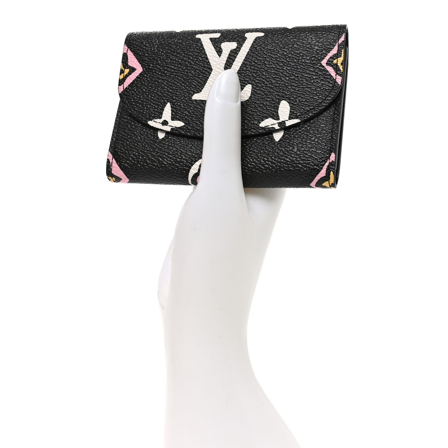 Monogram Giant Wild At Heart Rosalie Coin Purse Black