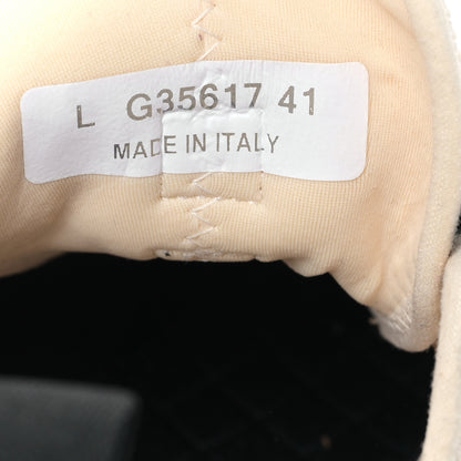 Chanel Velvet Calfskin Mixed Fibers CC Sneakers 41 Beige 8 of 8