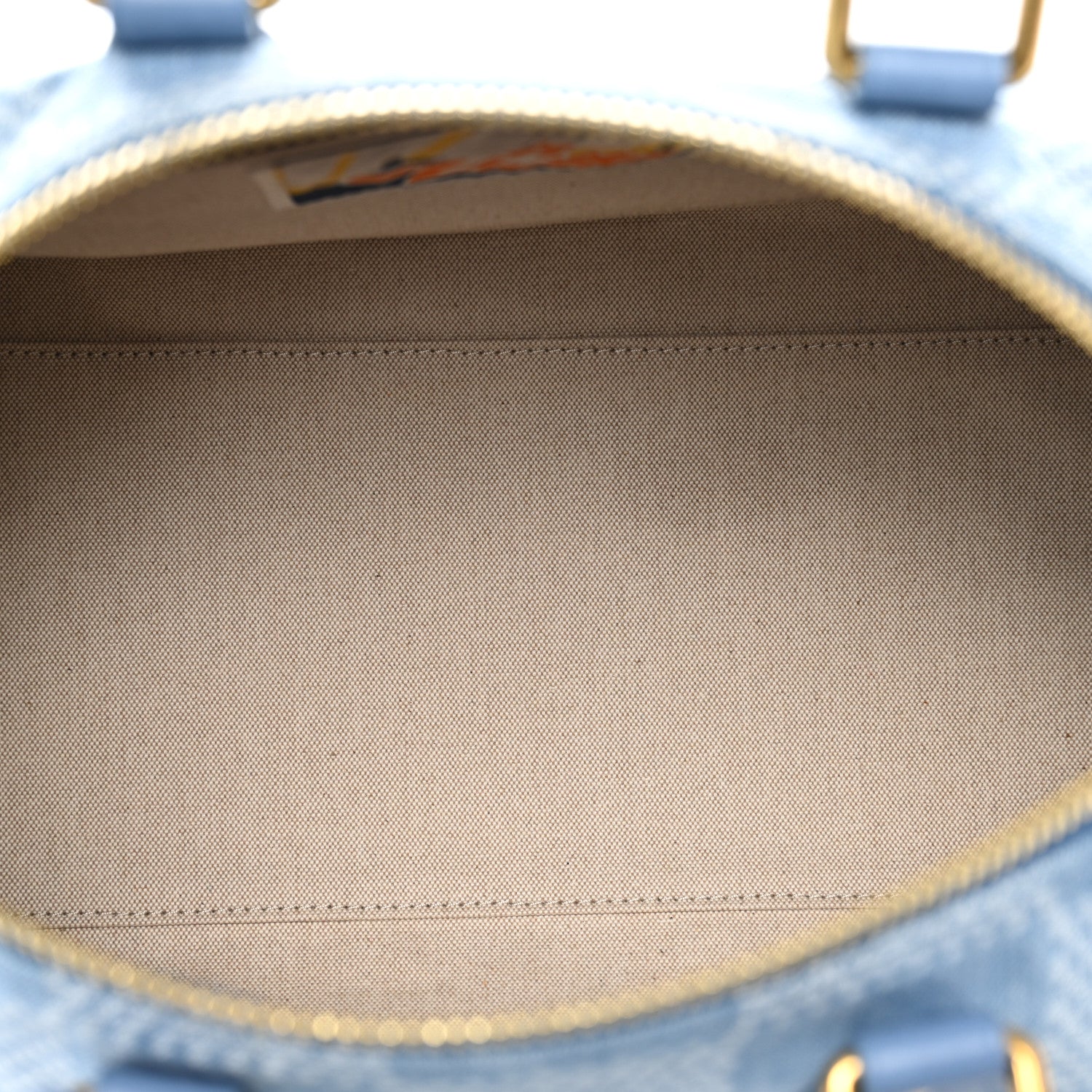 Louis Vuitton Damier Denim 3D Speedy Bandouliere 30 Denim Blue 5 of 10