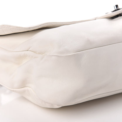 Chanel Lambskin Large Soft and Chain Flap White 10 of 12