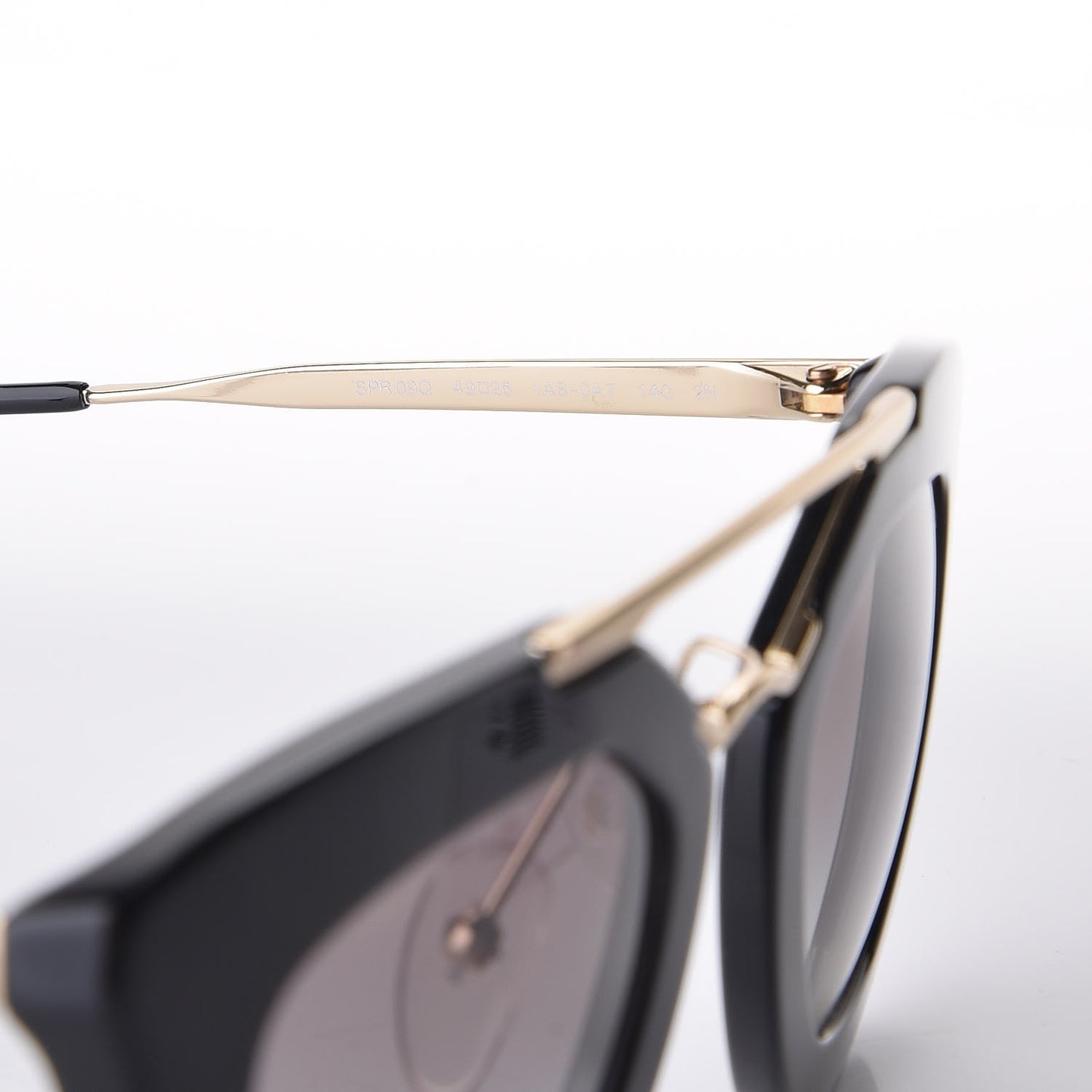 Acetate Cinema Sunglasses SPR 09Q Black