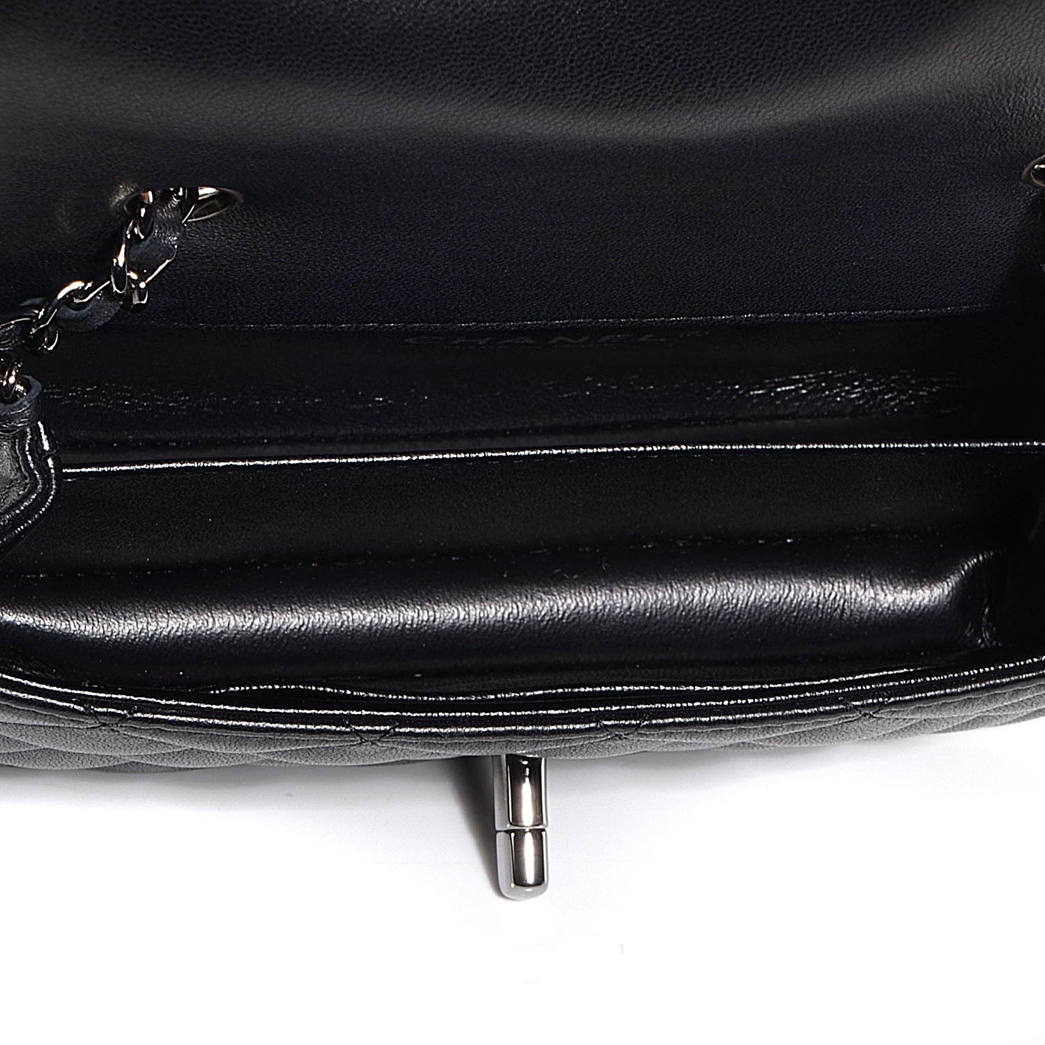 Chanel Lambskin Quilted Extra Mini Flap Black 6 of 9