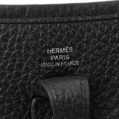 Hermes Taurillon Clemence Evelyne TPM Black 6 of 10