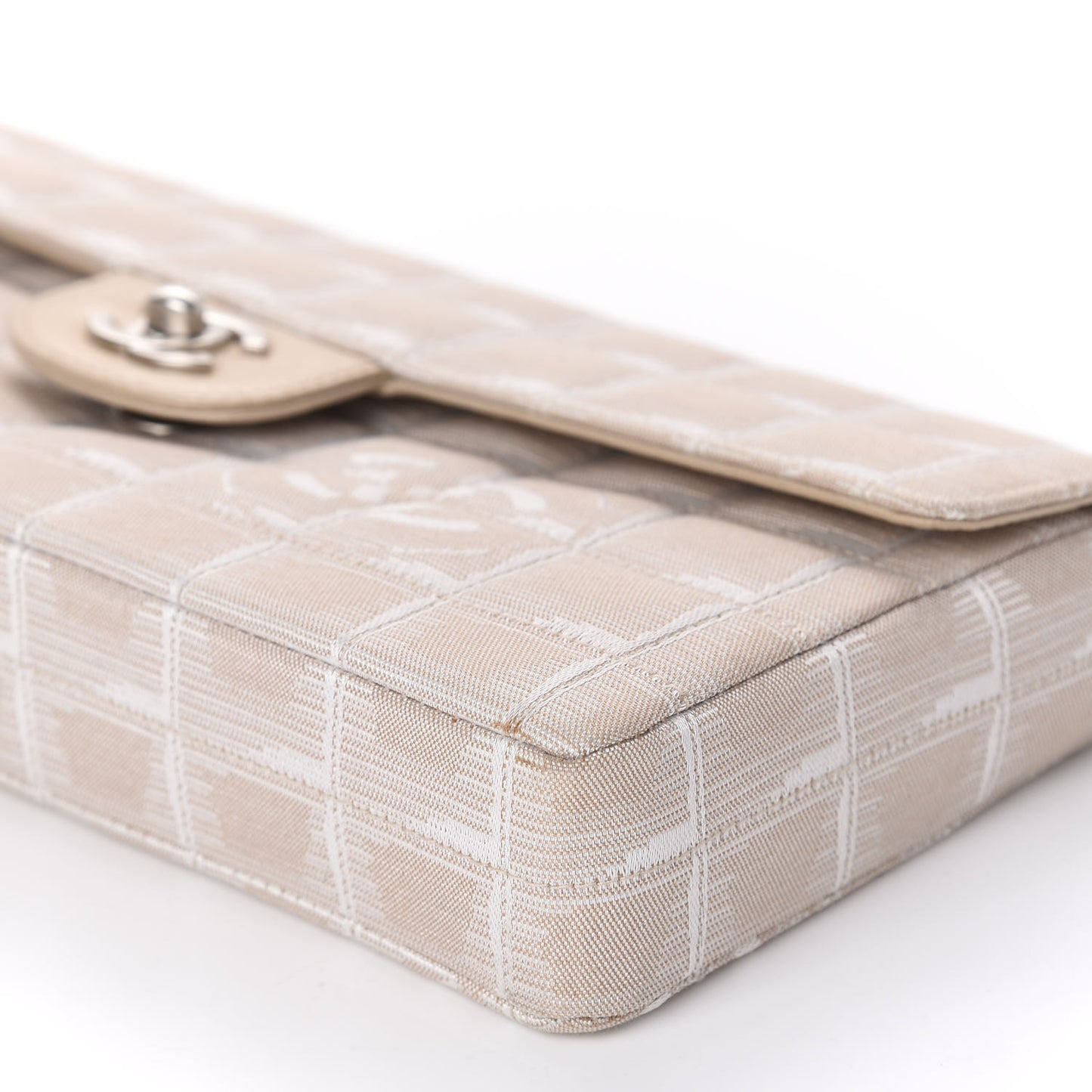 Nylon Travel East West Flap Beige