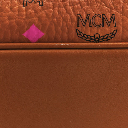 MCM Visetos Spektrum Medium Anya Shopper Tote Cognac 11 of 13