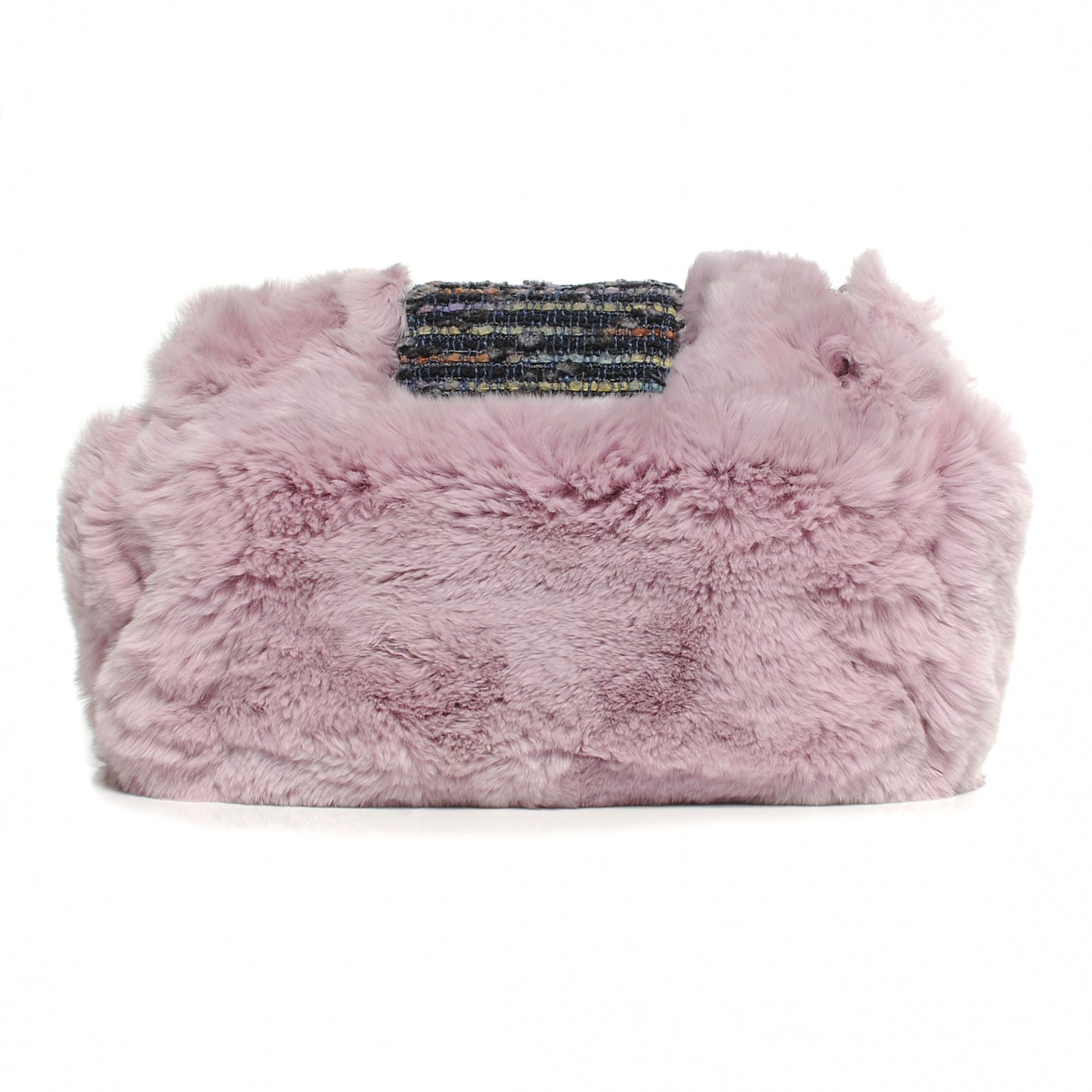 Fantasy Fur Tweed Flap Lilac