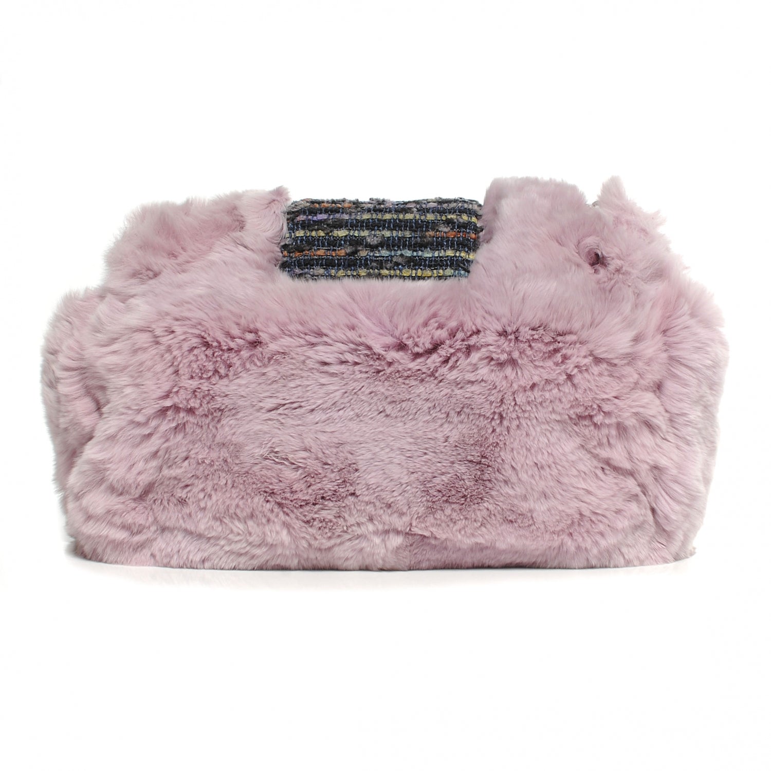 Chanel Fantasy Fur Tweed Flap Lilac 3 of 8