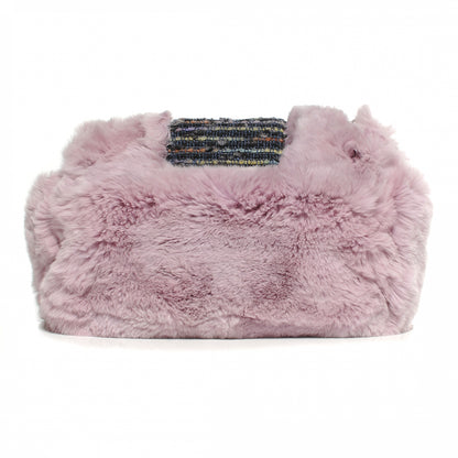 Chanel Fantasy Fur Tweed Flap Lilac 3 of 8