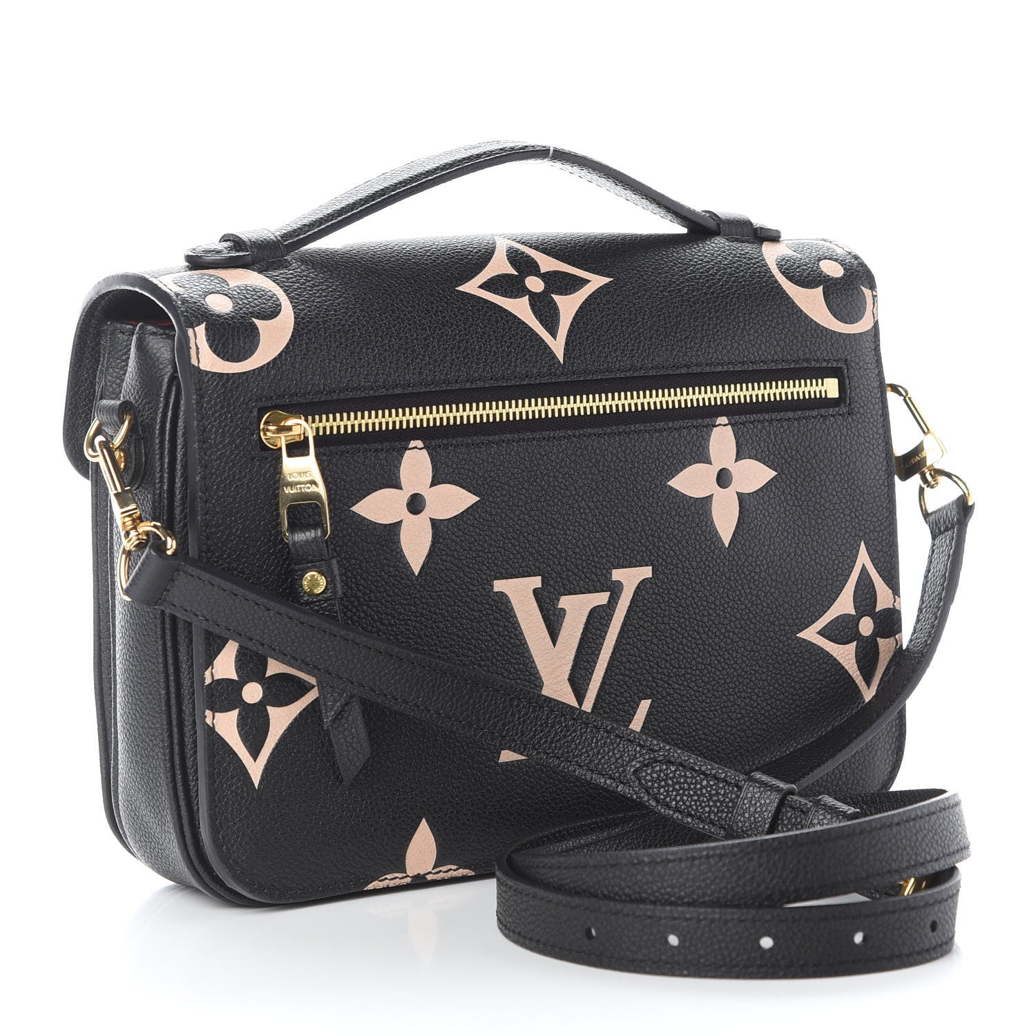 Louis Vuitton Empreinte Monogram Giant Pochette Metis Black Beige 3 of 8
