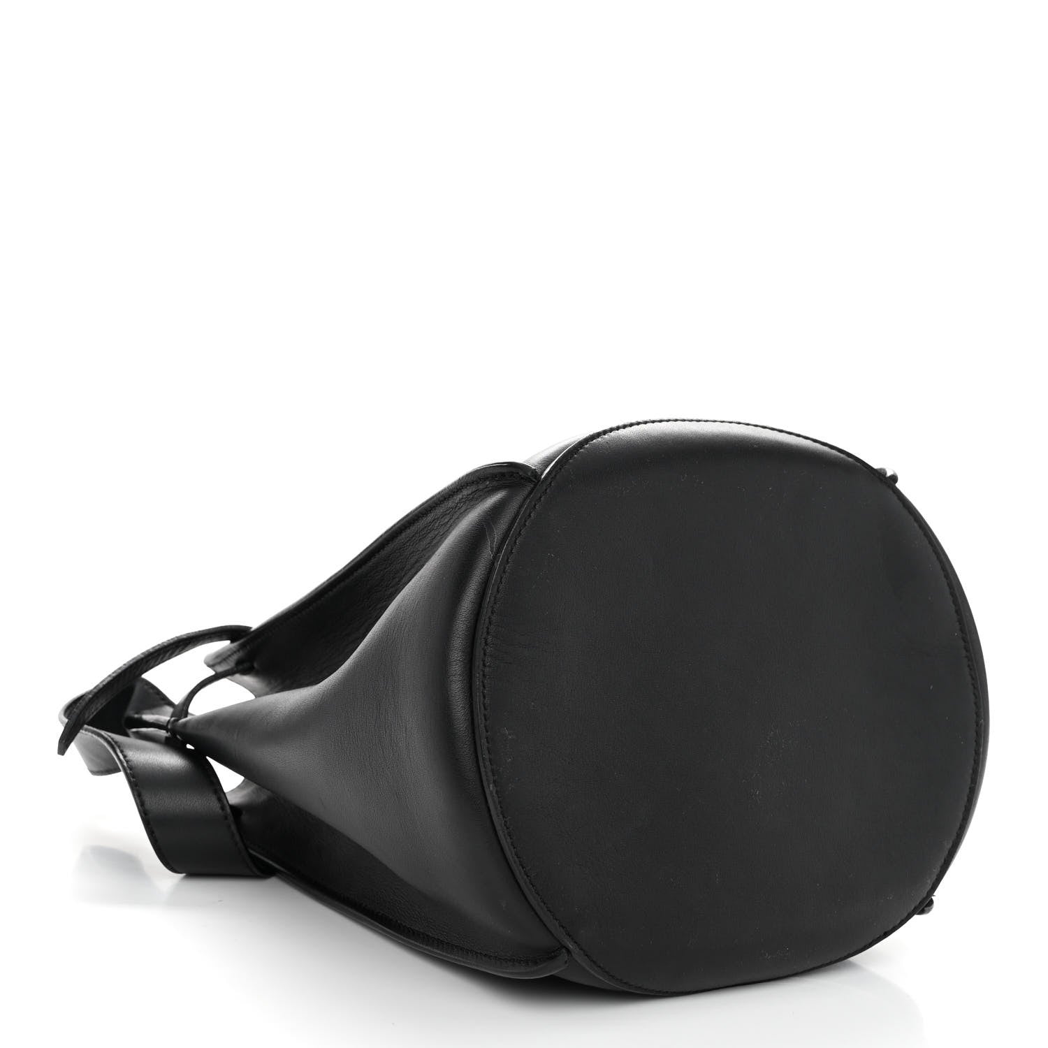 Celine Smooth Calfskin Long Strap Big Bucket Bag Black 4 of 11