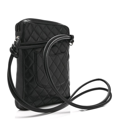 Chanel Calfskin Quilted Medium Cambon Messenger Black 3 of 10