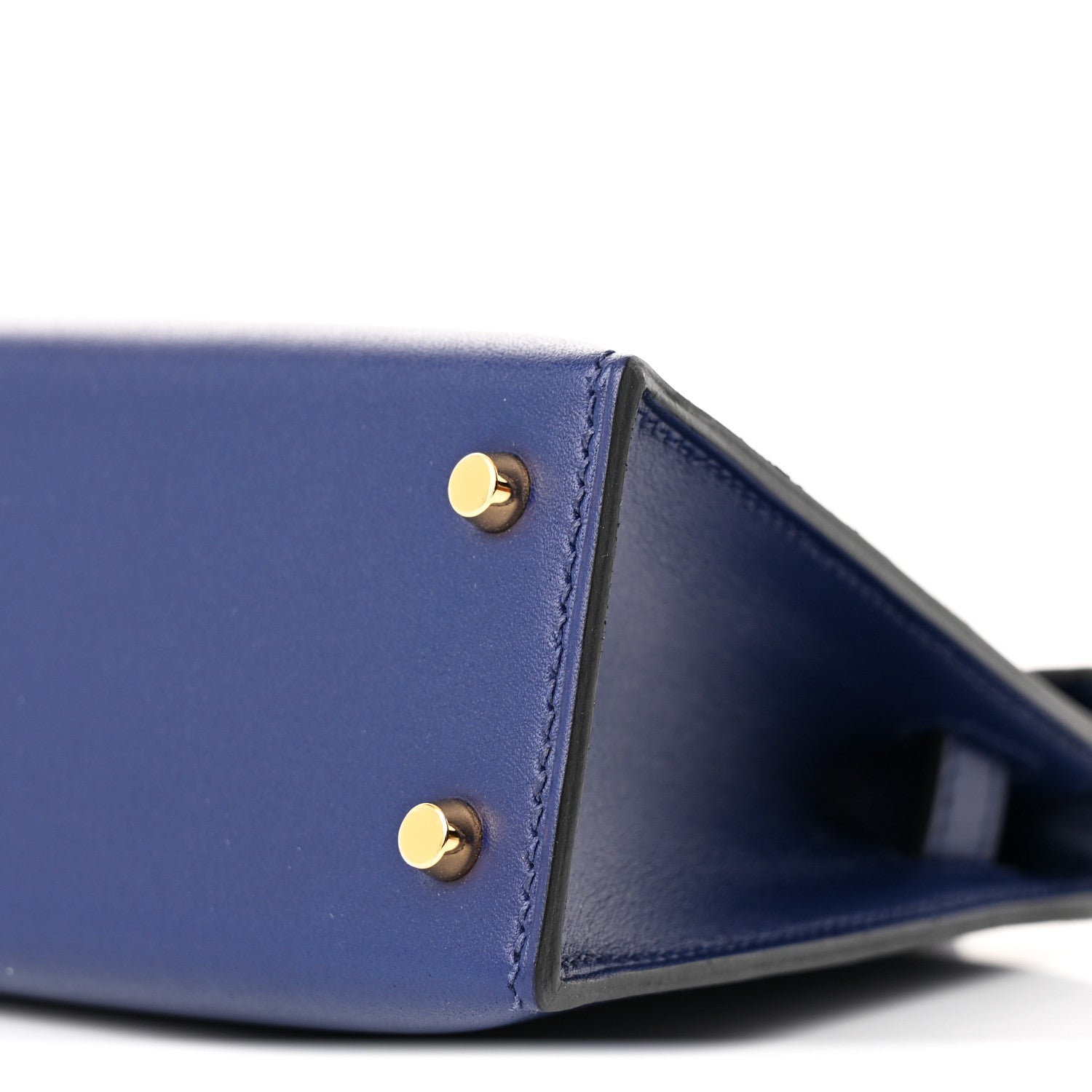 Hermes Tadelakt Mini Kelly Sellier 20 Bleu Saphir 10 of 11