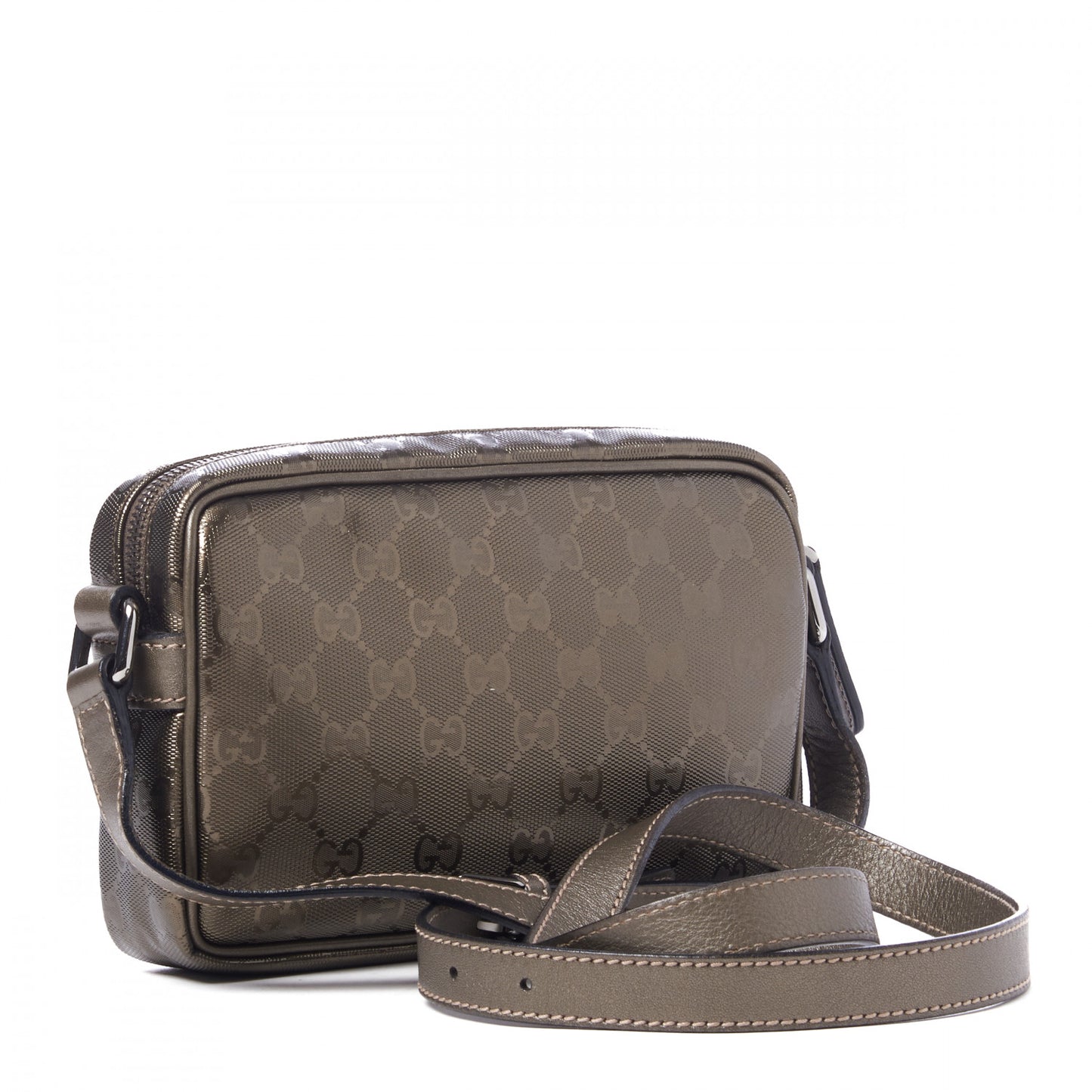 Imprime Monogram Small Shoulder Bag Silver
