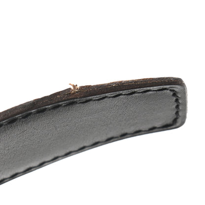 Hermes Togo Box H Belt 85 Gold Black 6 of 6