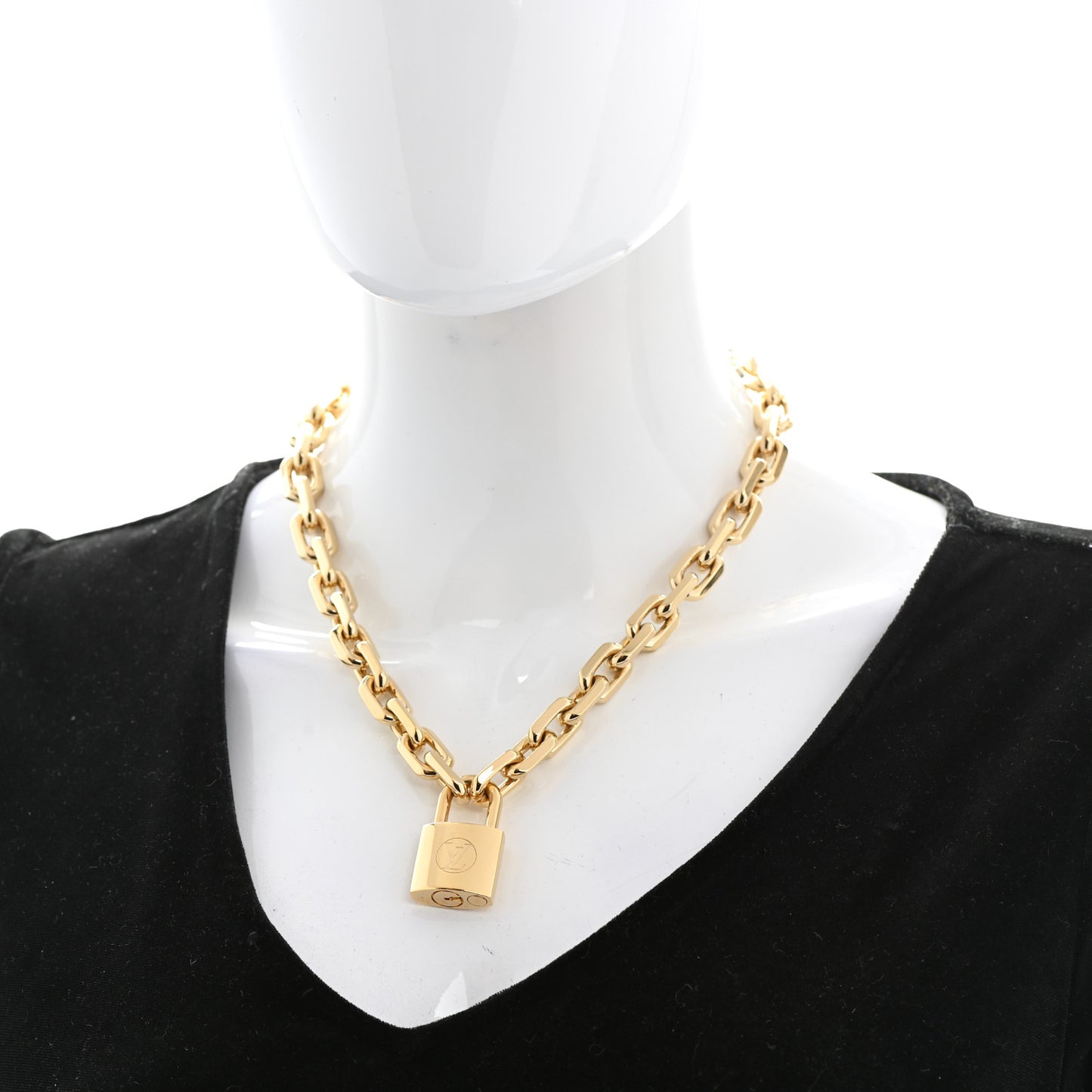 LV Edge Necklace Cadenas Gold