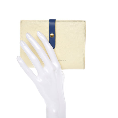 Celine Grained Calfskin Medium Multifunction Strap Wallet Ivory 2 of 8