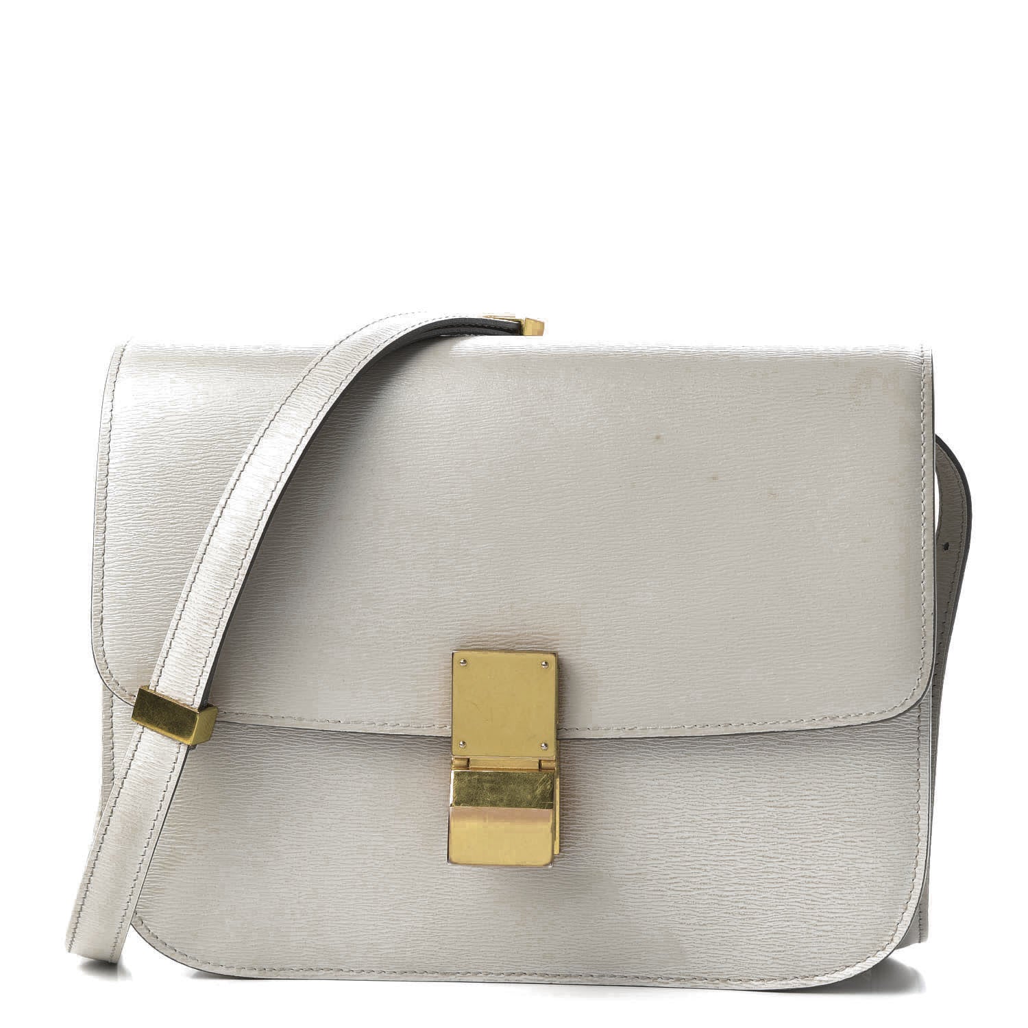 Celine Liege Calfskin Medium Classic Box Flap Bag Pale Grey 1 of 11