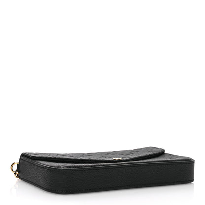 Louis Vuitton Empreinte Pochette Felicie Chain Wallet Black 5 of 11