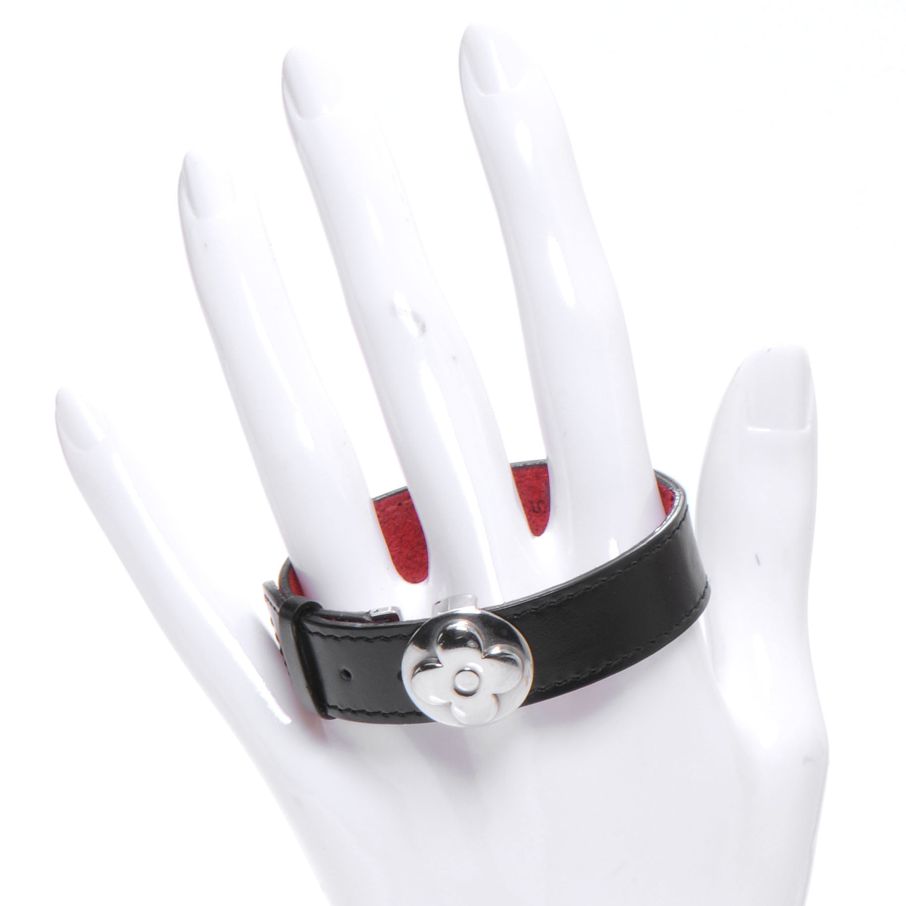 Louis Vuitton Mat Monogram Wish Bracelet Black 2 of 7