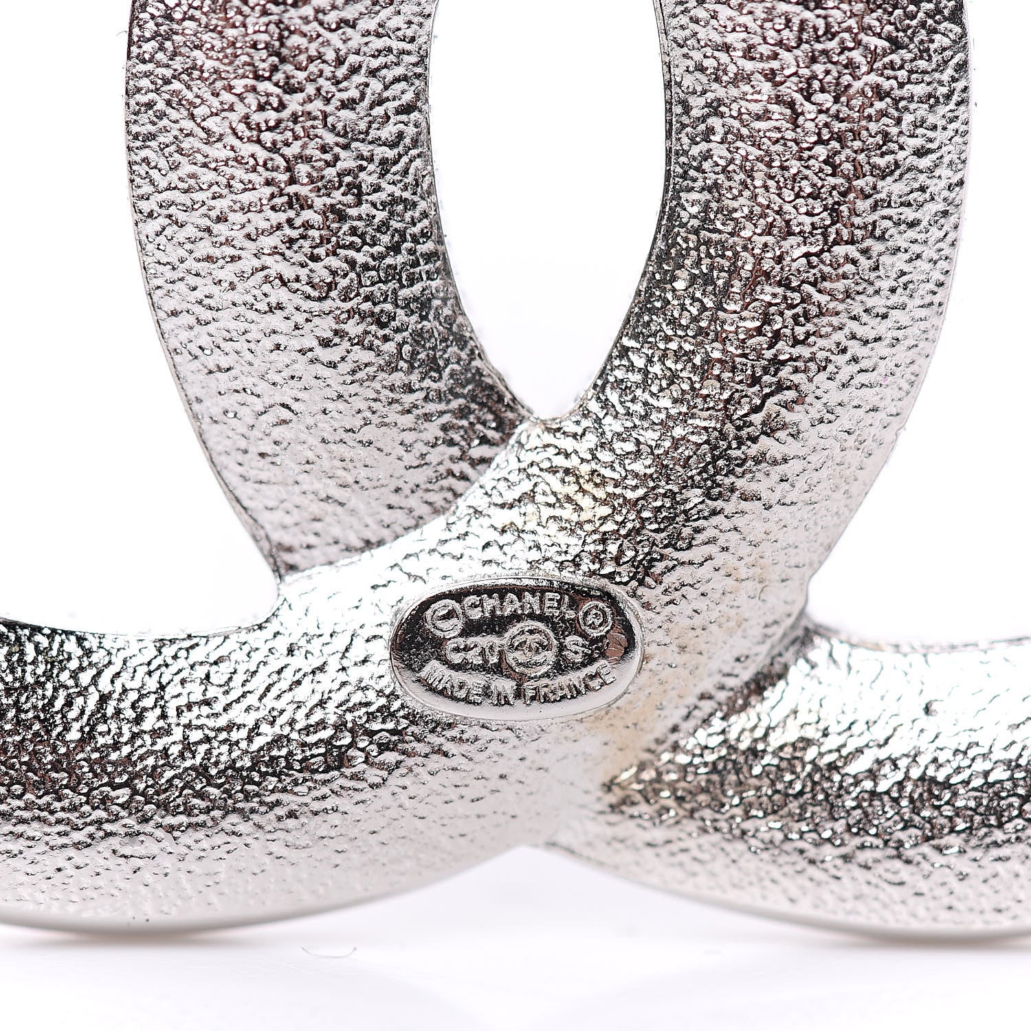 Chanel Crystal Palais Garnier CC Brooch Silver 4 of 5