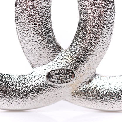 Chanel Crystal Palais Garnier CC Brooch Silver 4 of 5