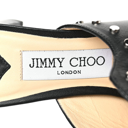 Jimmy Choo Nappa Myla 65 Mule Sandals 38 Black 7 of 7
