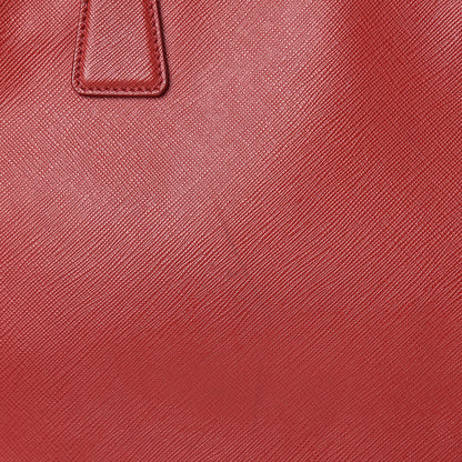 Prada Saffiano Lux Medium Tote Fuoco 17 of 19
