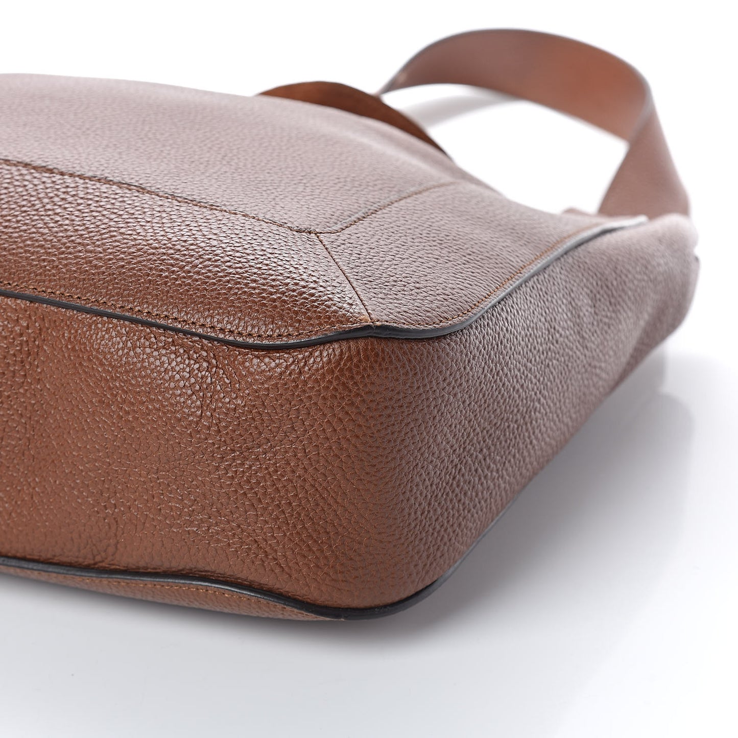 Small Classic Grain Calfskin Marloes Hobo Oak