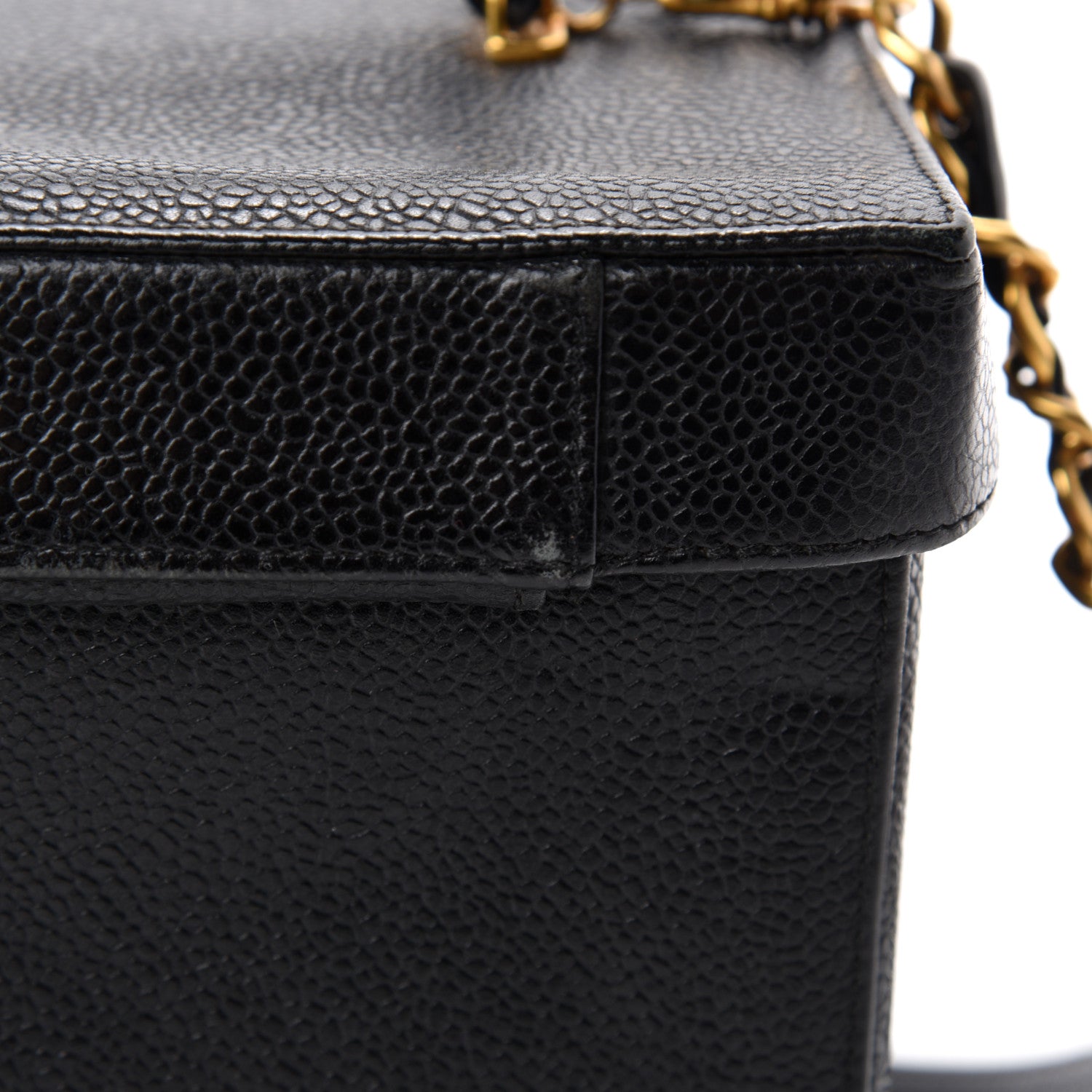 Chanel Caviar Vanity Train Case Black 9 of 15