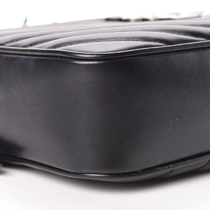 Saint Laurent Calfskin Matelasse Monogram Lou Camera Bag Black 9 of 10