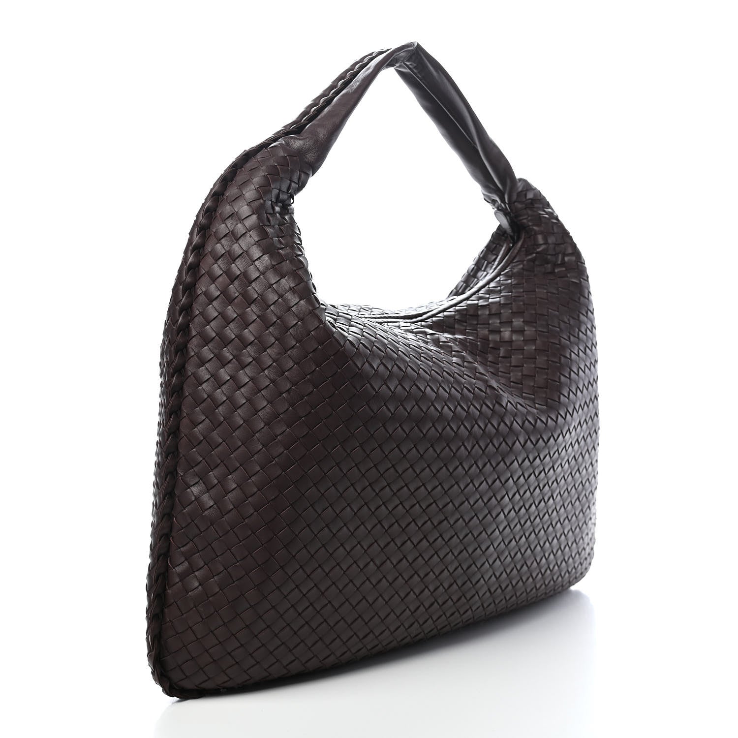 Bottega Veneta Nappa Intrecciato Large Veneta Hobo Ebano 3 of 10